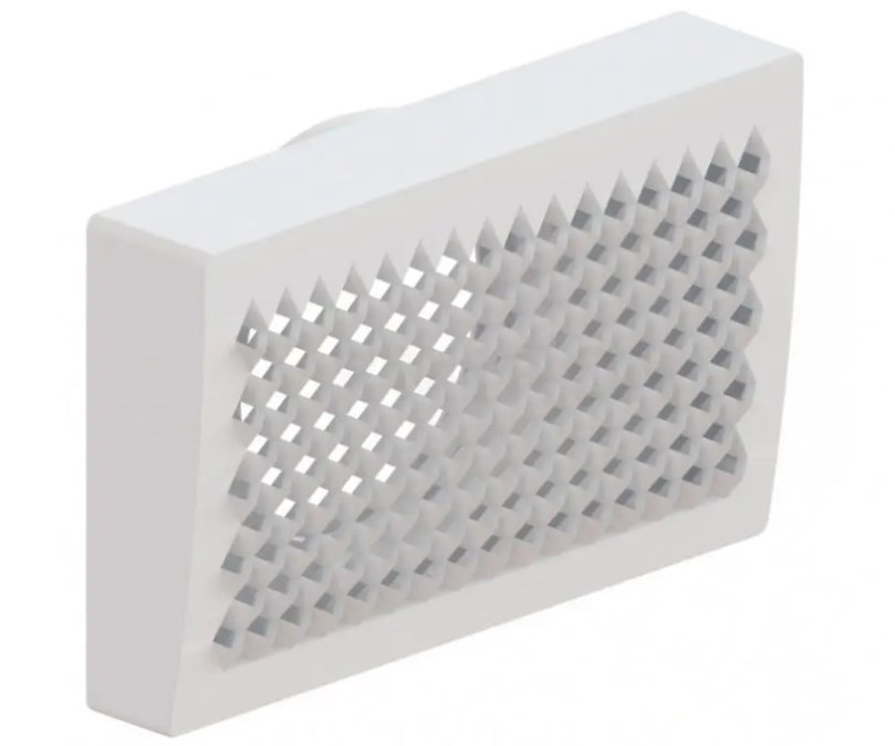 ZEHNDER RENOVENTIL vetracia mriežka 180x112 mm, pevné lamely, plast, biela