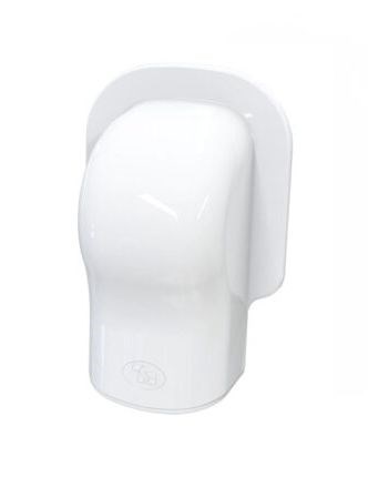 OPTIMA TMQ 62 koncový kryt do steny 63 mm, plast, biela