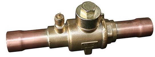 SMART CLIMA guľový ventil 5/8" s ventilom, meď