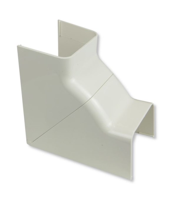 BAXI vnútorný rohový kryt 80 mm, nastaviteľný, plast, biela