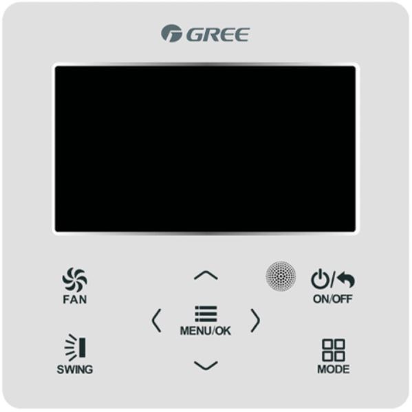 GREE XK76 nástenný ovládač 112x22x112mm, s týždenným časovačom, k vnútorným jednotkám FREE-MATCH