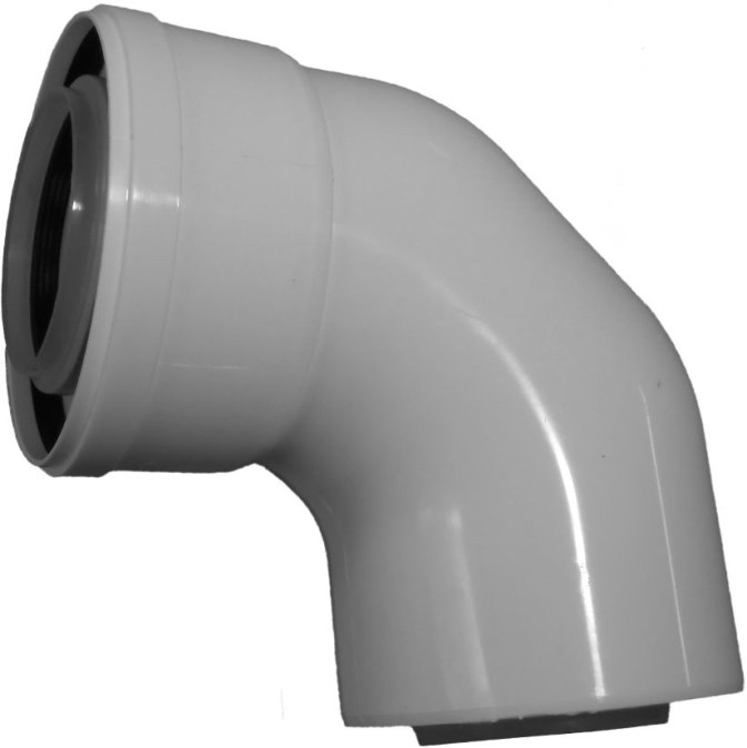 BAXI koaxiálne koleno 90°, 80/125mm