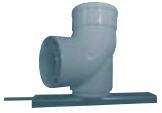 BAXI koaxiálne koleno 87°, 80/125mm, pätne, plast/plast