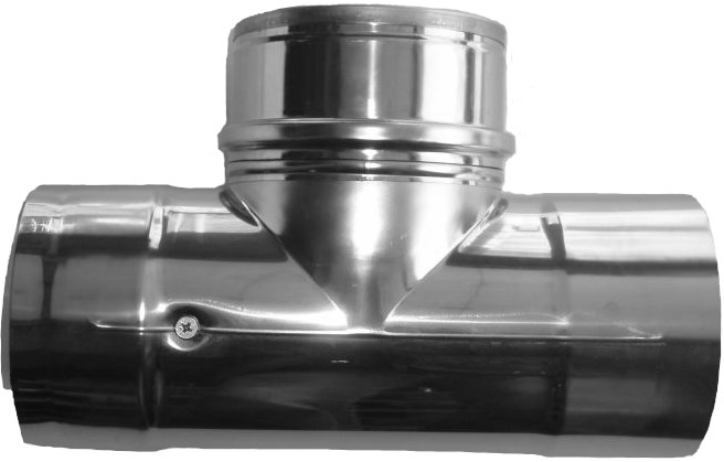 BAXI koaxiálny T-kus 80/125mm, revízny
