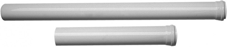 BAXI rúrka 80mm, 500mm, delené oddymenie, plast
