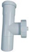 BAXI revízny T-kus Ø60mm, s kontrolným viečkom
