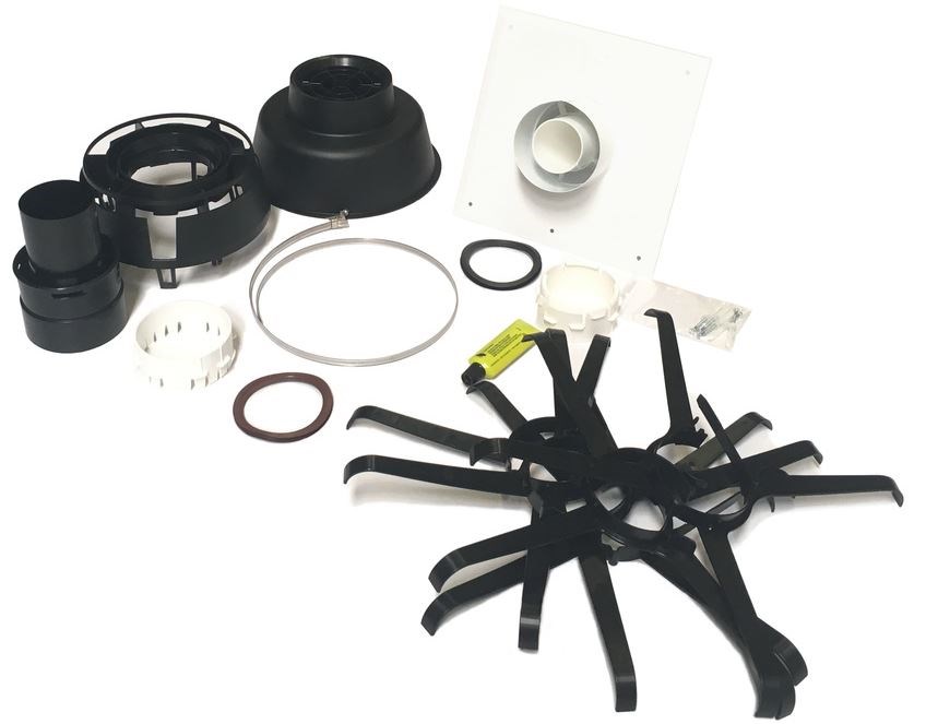 BRILON RENOSET KOMPAKT komínová sada 80/125-80mm, s komínovou hlavicou