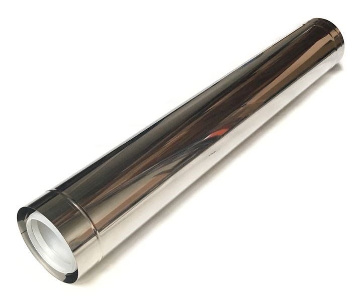 BRILON SERIO rúra koaxiálna DN125/80, L=1000mm, fasádna, nerez