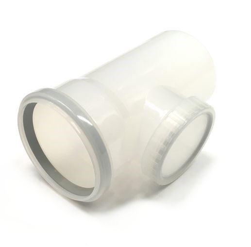 BRILON SERIO T-kus kontrolný DN125, priamy, delené oddymenie, PP