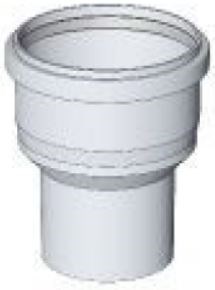 GEMINOX BRILON delená prechodka DN80/60 s hrdlom DN80