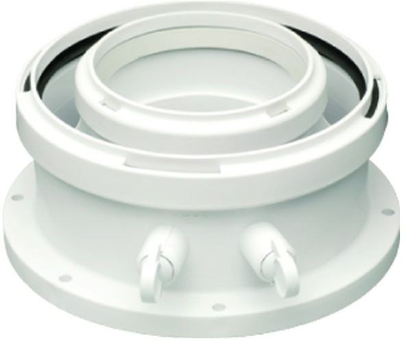 BOSCH pripojovací adaptér 80/125mm, s meracími bodmi, plast