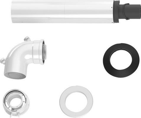 BOSCH odkúrenie horizontálne 60/100mm, cez stenu s prípojným kusom