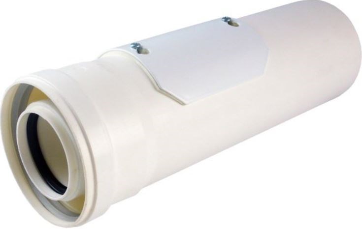 REGULUS vsuvka 60/100mm, s kontrolným otvorom, PP/PP