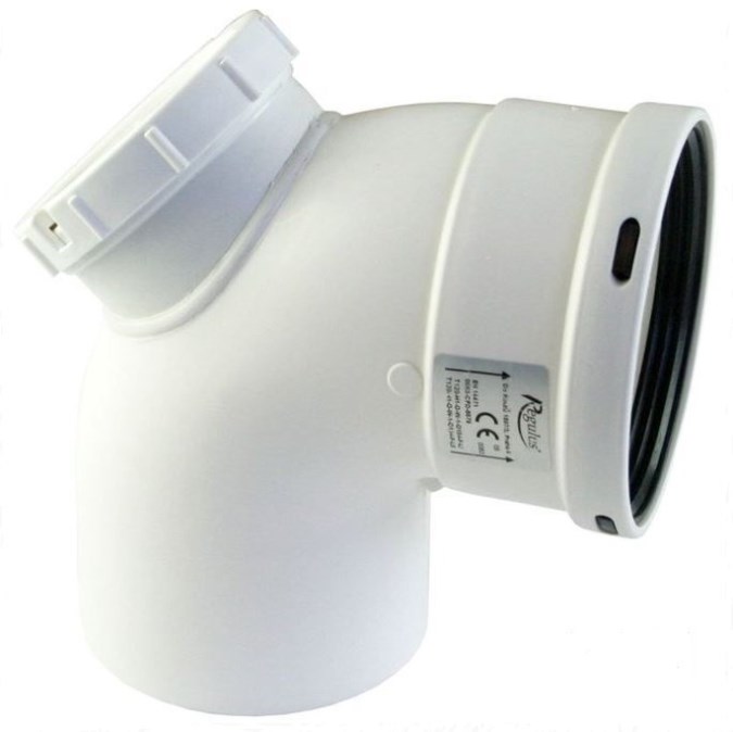 REGULUS koleno s inšpekčným otvorom 90 °, 100mm