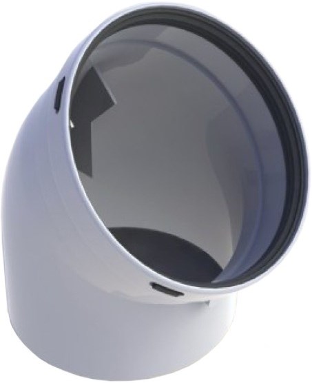REGULUS BB015006 koleno 45°, 125mm