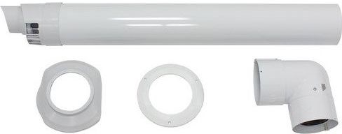 VAILLANT oddymenie koaxiálne 80/125mm vodorovné, 1m
