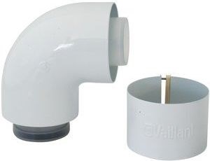 VAILLANT koaxiálne koleno 87°, 80/125mm