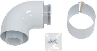 VAILLANT koaxiálne koleno 87°, 60/100 mm, plast