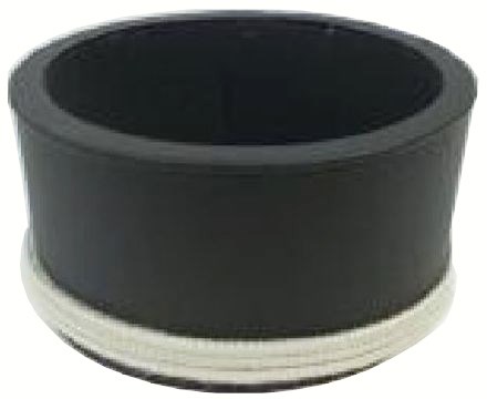 Redukcia 130/120mm, do keramických komínov, oceľ čierna