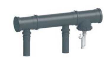 BAXI sada oddymenia pre 2 kotly v kaskáde 125/80mm (sada)