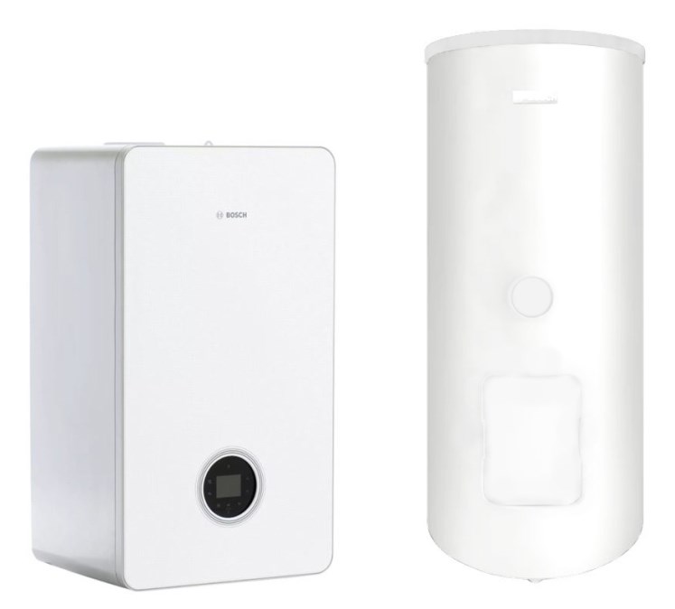 BOSCH 8700iW 30 WST310 SOLAR plynový kotol 30,2kW, závesný+zásobník 285l, stacionárny+montážna doska (sada)