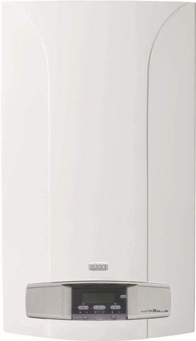 BAXI LUNA3 BLUE+ 240i plynový kotol 24 kW, prietokový ohrev TV, závesný