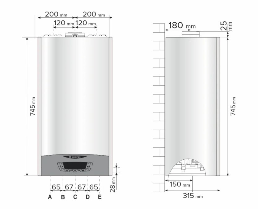 ARISTON CLAS ONE SYSTEM plynový kotol 23,6 kW, závesný