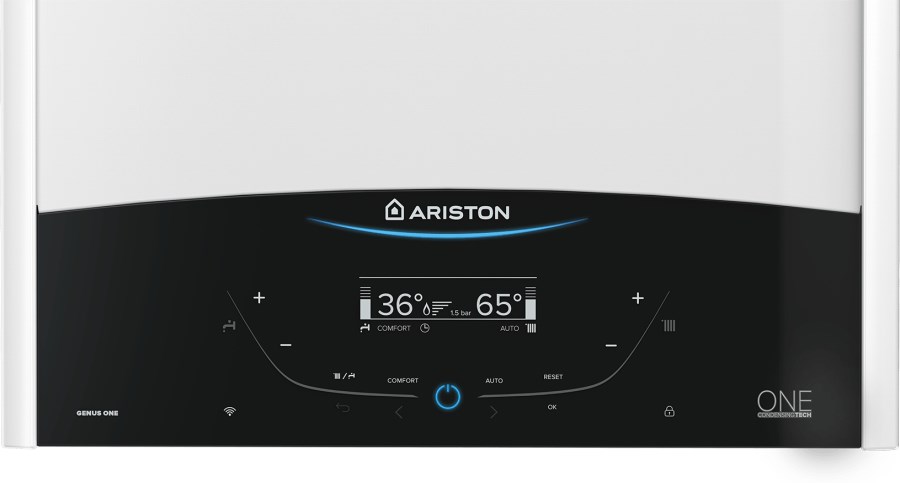 ARISTON GENUS ONE+ WIFI 30 plynový kotol 28,7 kW, prietokový ohrev TV, závesný