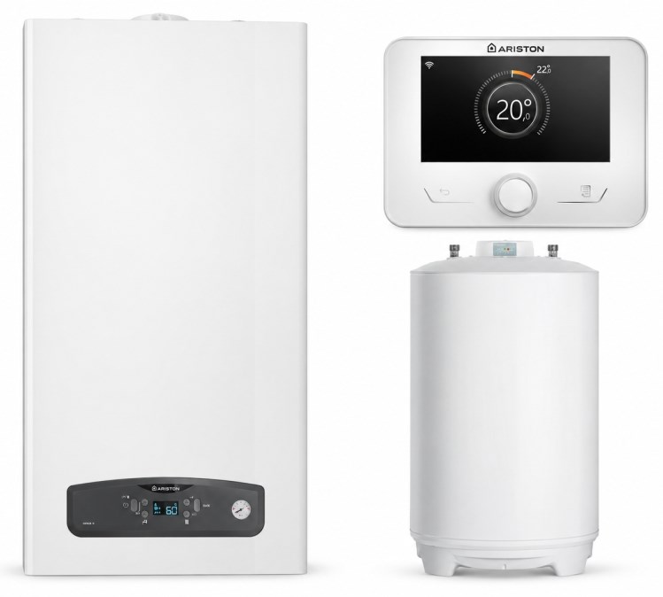 ARISTON CARES S GREEN zostava CARES S SYSTEM 24 plynový kotol + BCH CD1 120 EE ARI zásobník + SENSYS HD termostat + vonkajšie čidlo (komplet)