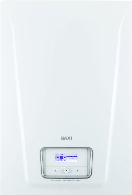BAXI NUVOLA CENTURY 35 plynový kotol 34 kW, integrovaný zásobník TV, závesný