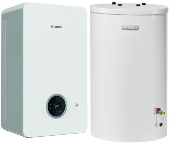 BOSCH CONDENS GC 2300iW 15 P plynový kotol kondenzačný 16,1 kW, závesný + zásobník 116l, stacionárny (komplet)
