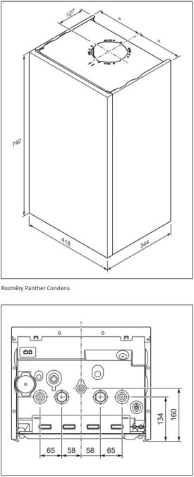PROTHERM PANTHER CONDENS 30 KKO-CS/1 plynový kotol 32,8kW, FlameFit, závesný