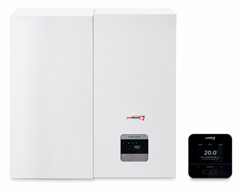 PROTHERM PANTHER CONDENS 30 KKO plynový kotol 32,8 kW, FlameFit, závesný, zásobník 68 l, regulátor (komplet)