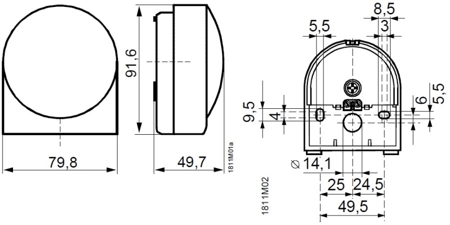 BAXI vonkajšia sonda Siemens QAC34/101