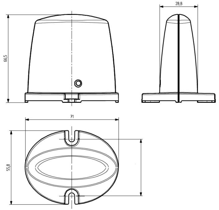 GEMINOX SIEMENS AVS71.390 rádiový modul 71x55,8x66,5mm, bezdrôtový (komplet)